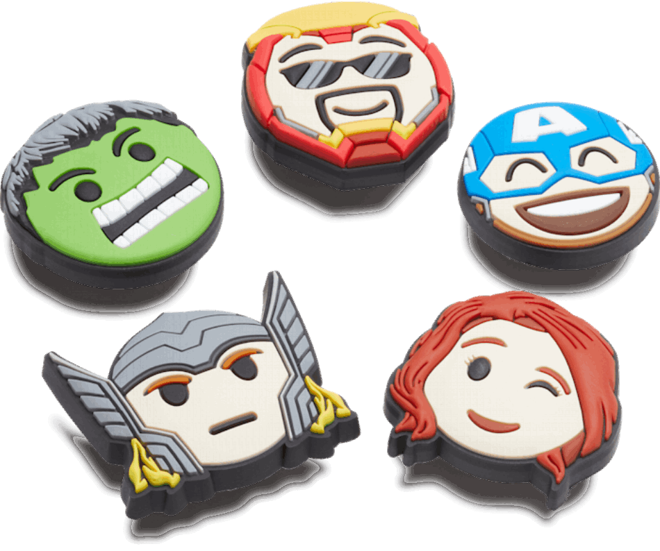 Crocs Avengers Emoji Confezione Da 5