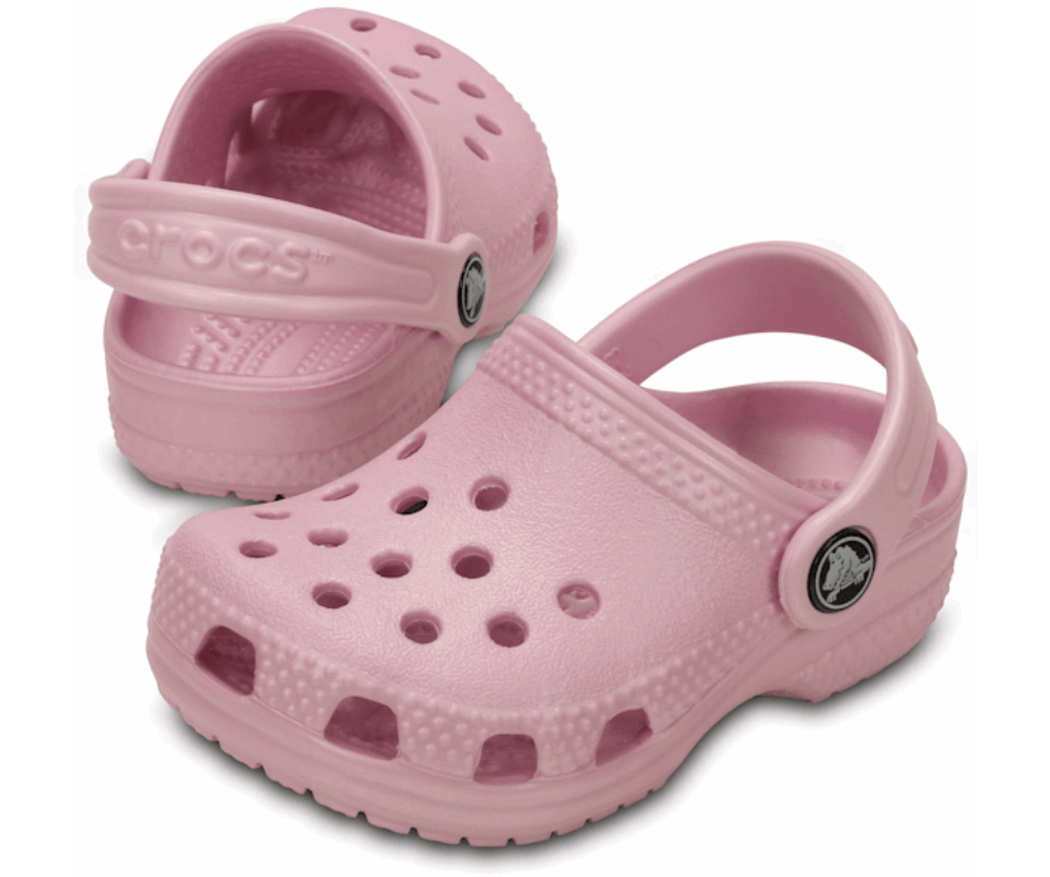 Zoccoli Per Bambini Crocs Ballerine Rosa