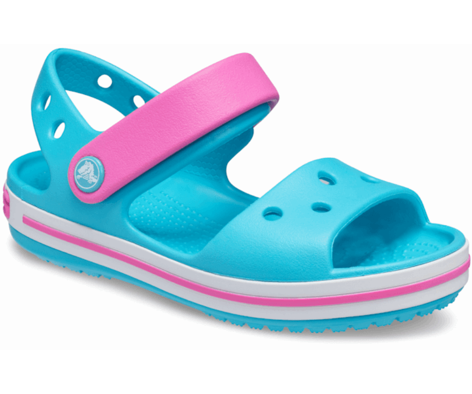 Crocs Kids' Crocband Sandalo Digital Aqua