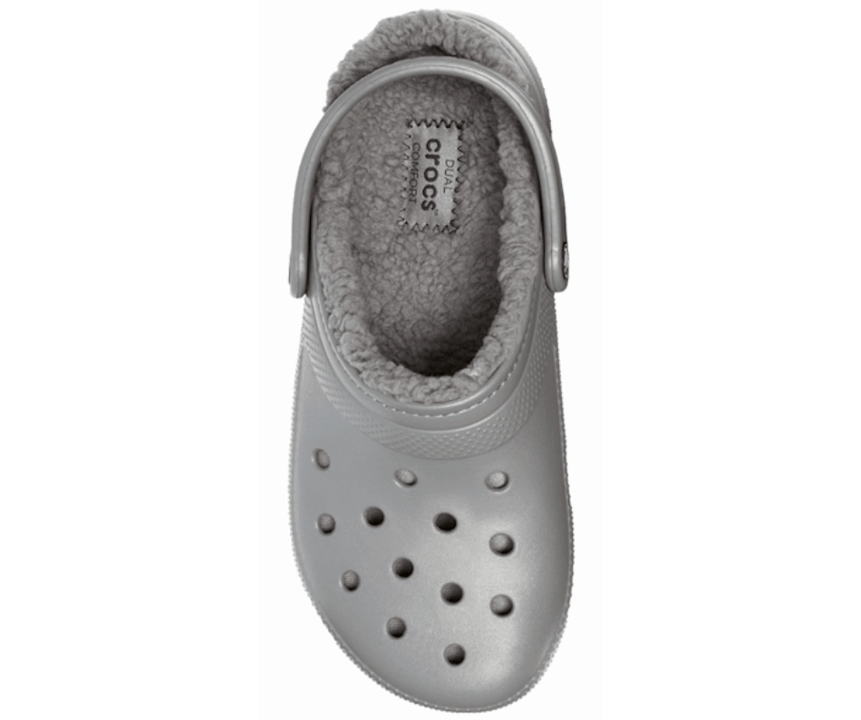 Crocs Classic Zoccoli Foderati Grigio Ardesia