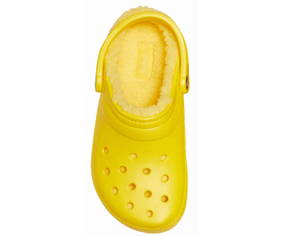 Crocs Classico Zoccolo Foderato Limone