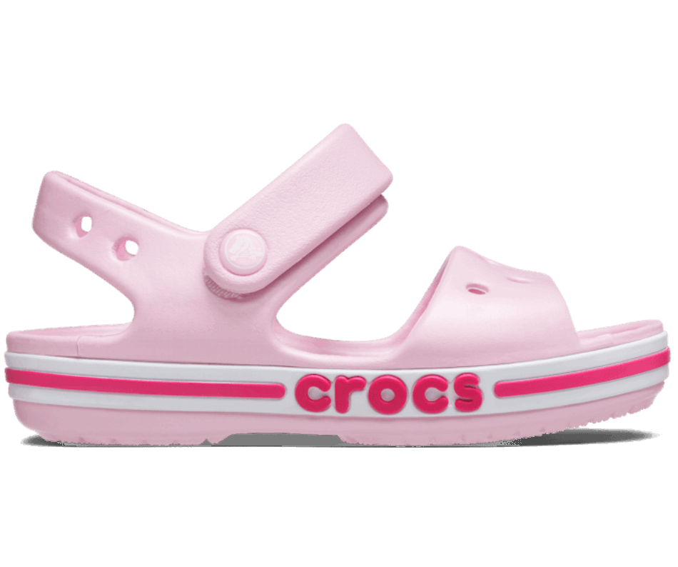 Crocs Kids'bayaband Sandalo Ballerina Rosa-rosa Confetto