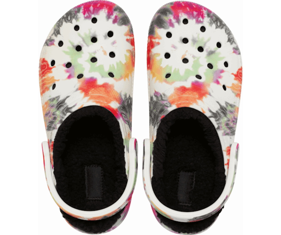 Crocs Classic Zoccoli Tie-dye Foderati Nero-multi