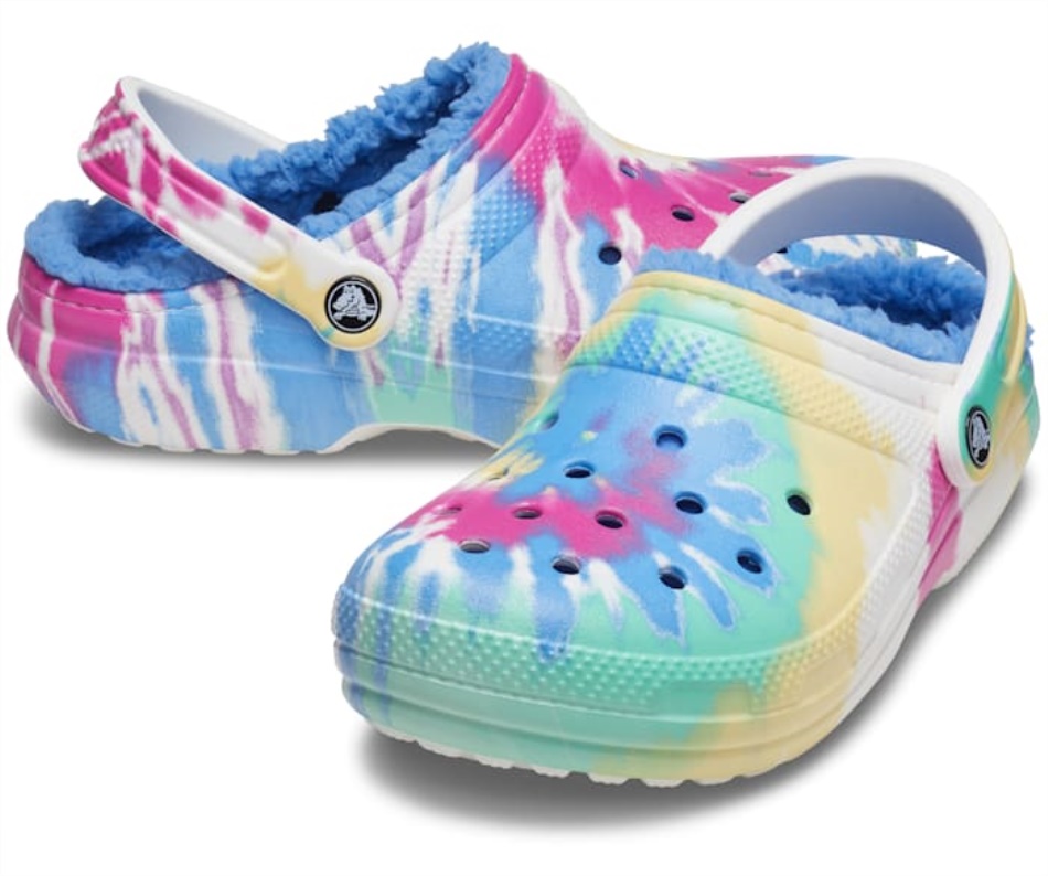 Crocs Classic Foderato Tie-dye Clog Blu Polvere-multi