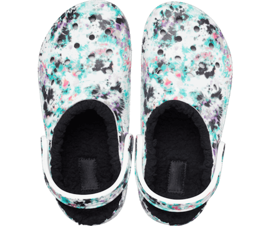 Crocs Classic Tie-dye Clog Foderato Pure Water-multi