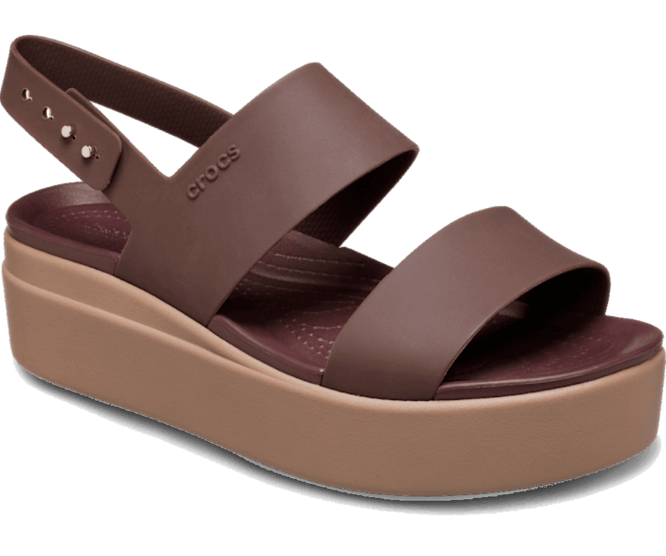 Crocs Brooklyn Low Wedge Moka-fungo Da Donna