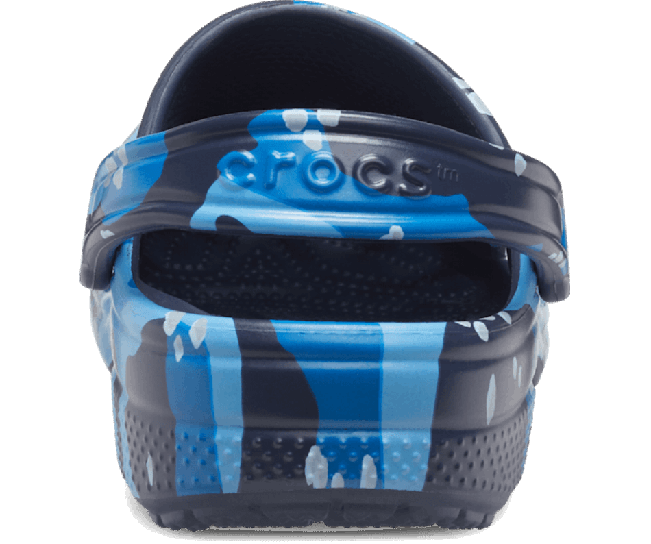 Zoccolo Crocs Classico Stampato Mimetico Navy-multi