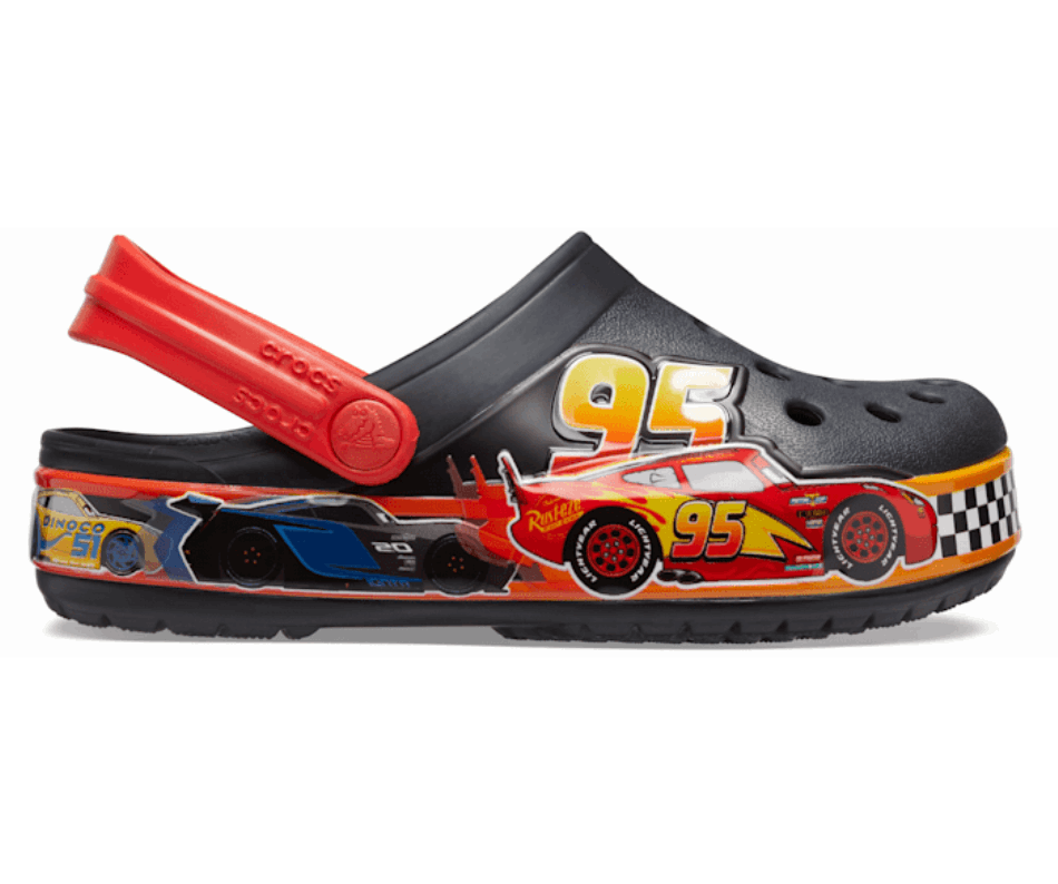 Crocs Kids' Fun Lab Disney E Pixar Cars Band Clog Nero