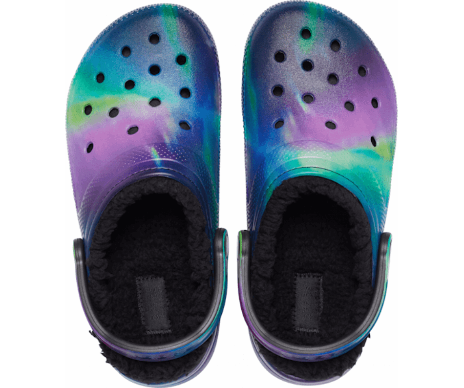 Crocs Classic Foderato Di Questo Zoccolo Mondo Multi-nero