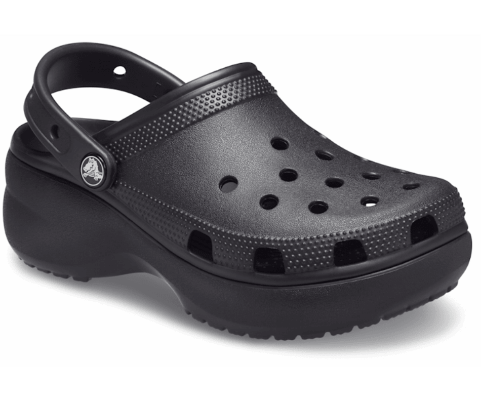 Crocs Classico Zoccolo Platform Da Donna Nero