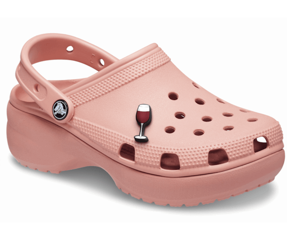 Crocs Da Donna Classico Platform Zoccoli Pallido Cipria