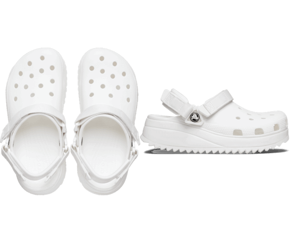 Crocs Classico Zoccolo Da Escursionista Bianco