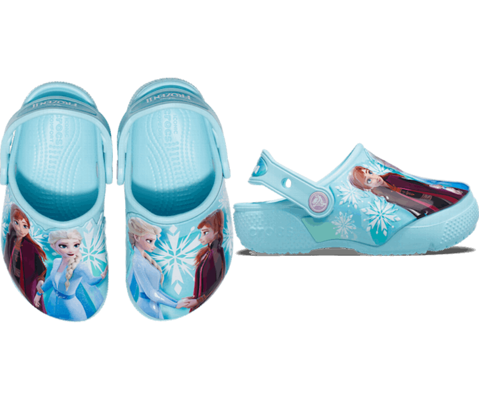 Crocs Toddler Fun Lab Disney Frozen Ii Clog Blu Ghiaccio