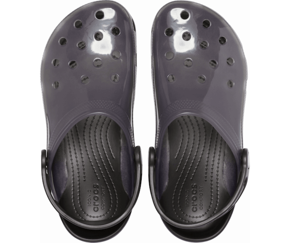 Crocs Classico Zoccolo Traslucido Nero