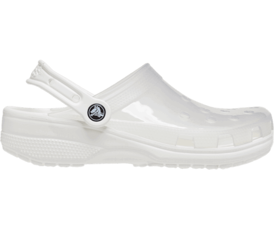 Crocs Classico Zoccolo Traslucido Bianco