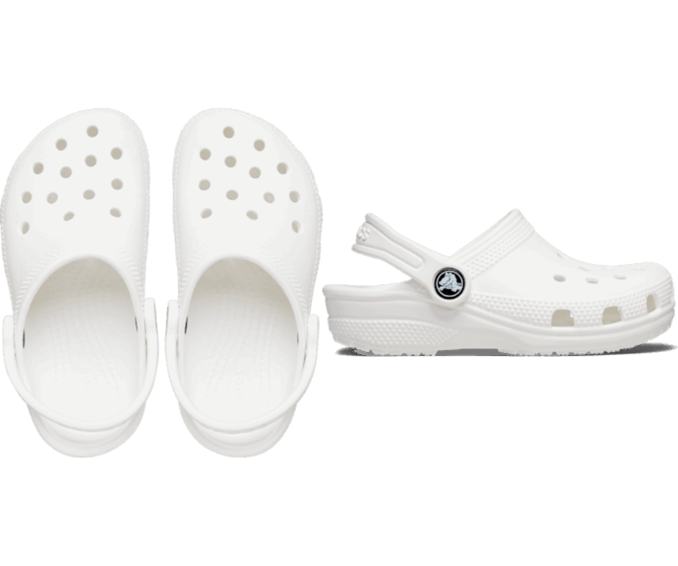 Crocs Bambino Classico Zoccolo Bianco