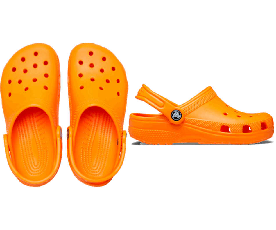 Crocs Bambino Classico Zoccolo Arancione Zing