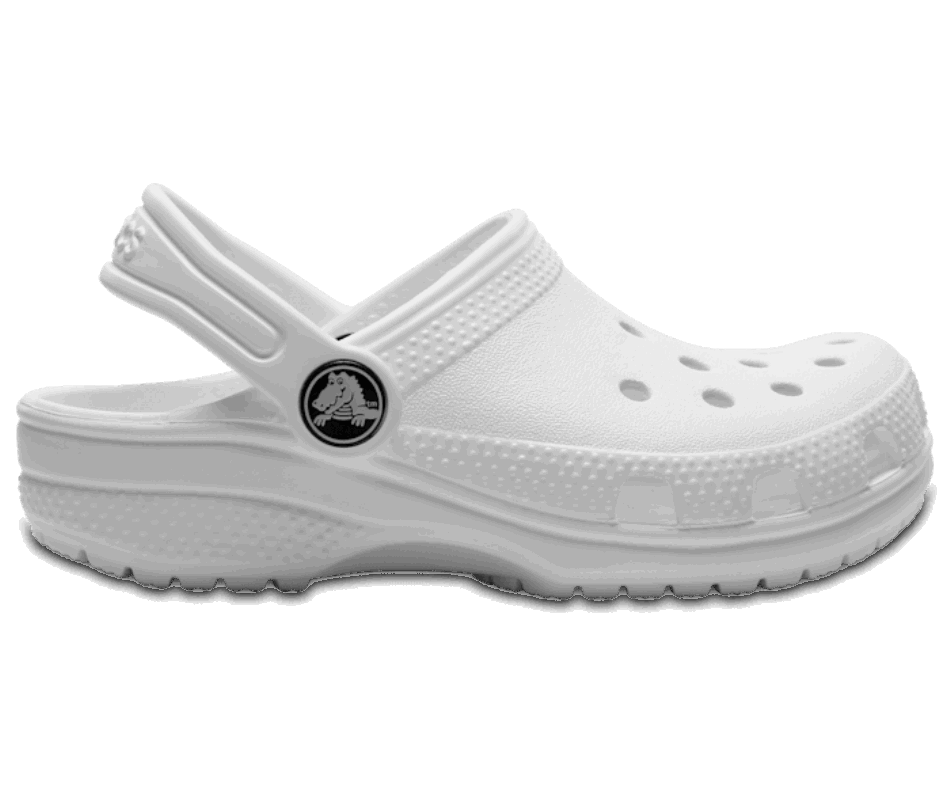 Zoccolo Classico Per Bambini Crocs Bianco