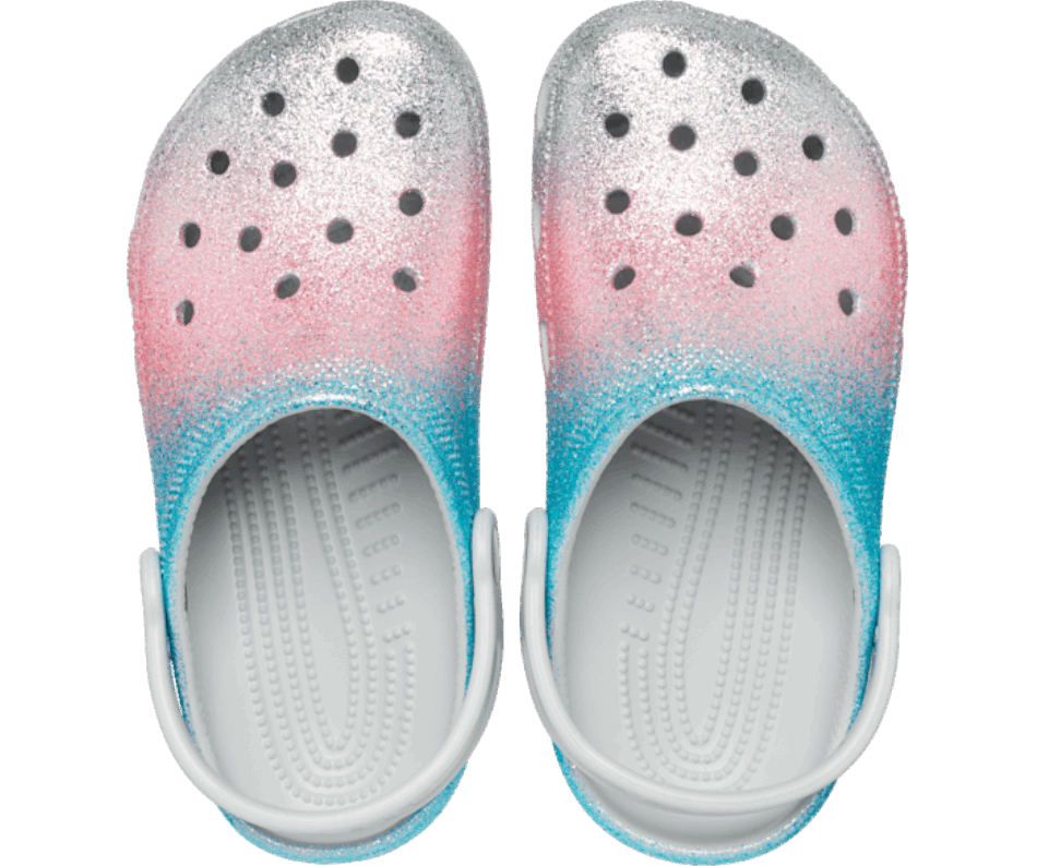 Crocs Bambino Classico Zoccoli Glitter Shimmer-multi