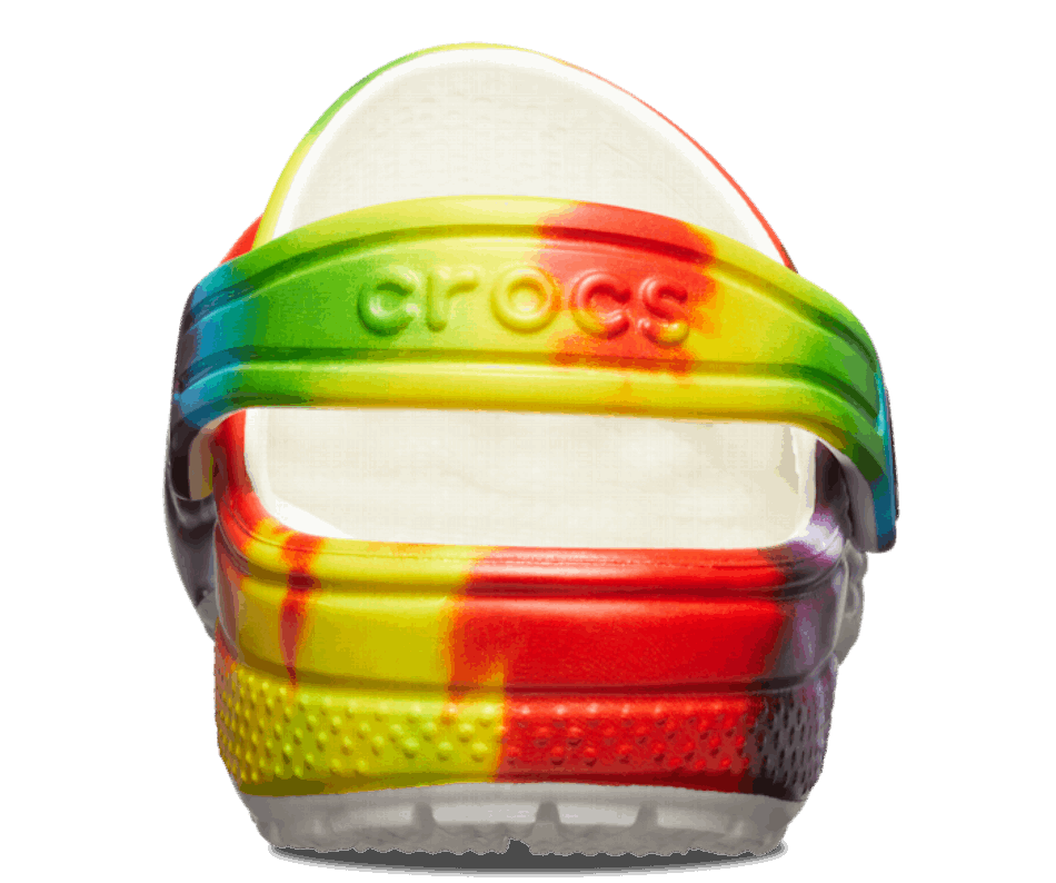 Crocs Toddler Classico Zoccolo Grafico Tie-dye Multi