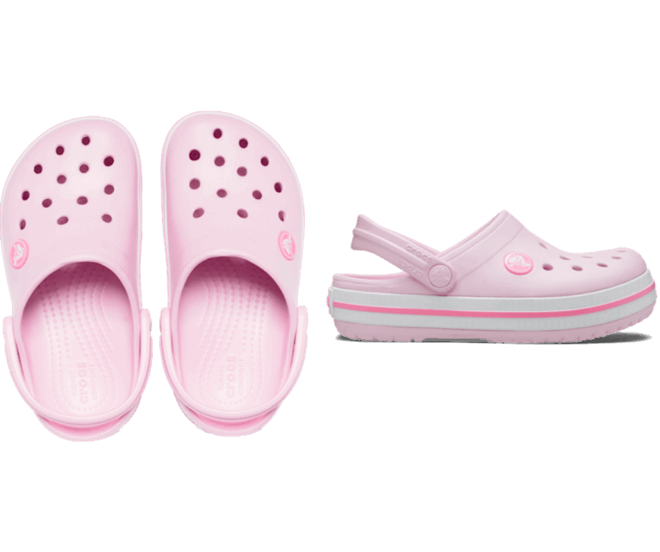 Ballerina Crocs Kids Crocband Zoccoli Rosa