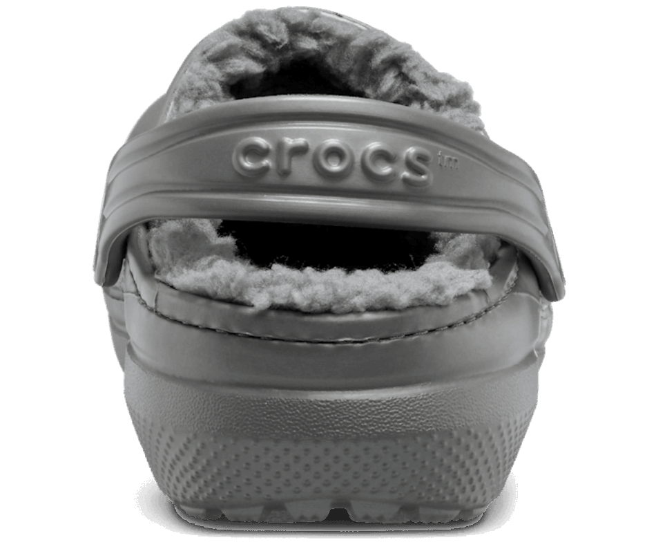 Zoccoli Foderati Classici Per Bambini Crocs Grigio Ardesia-fumo