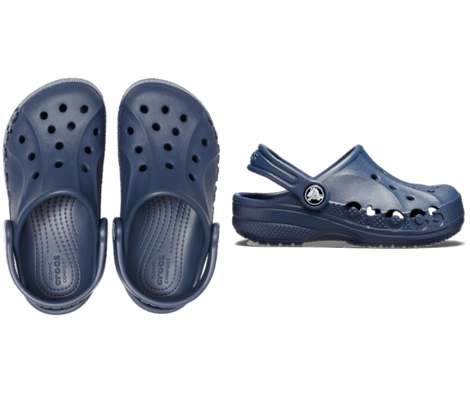 Zoccoli Baya Per Bambini Crocs Blu Navy