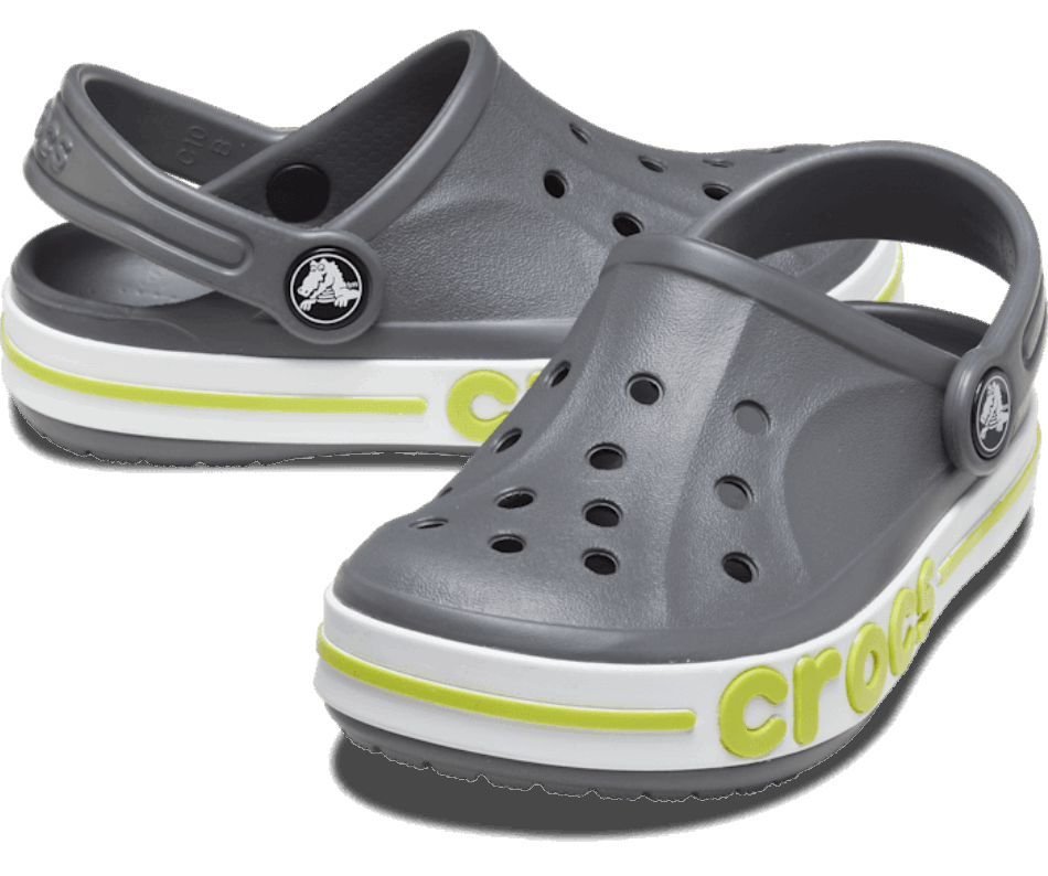 Crocs Bambino Bayaband Clog Ardesia Grigio-lime Punch