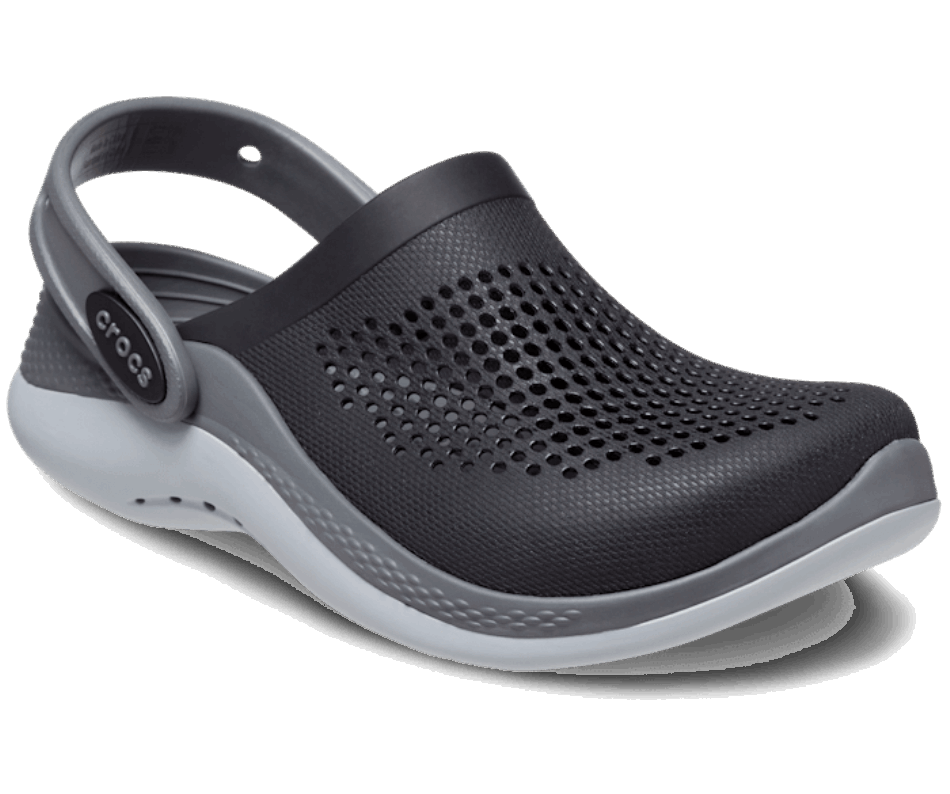 Zoccoli Crocs Kids'literide 360 ​​nero-grigio Ardesia