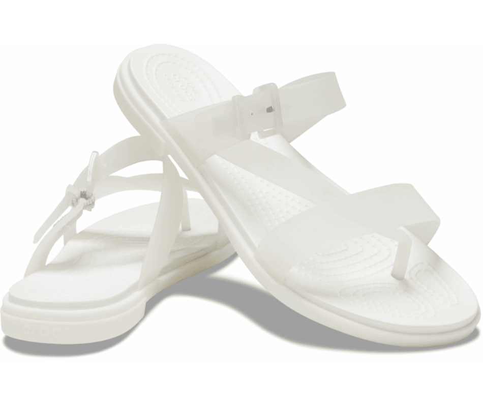 Crocs Da Donna Tulum Traslucido Post Oyster