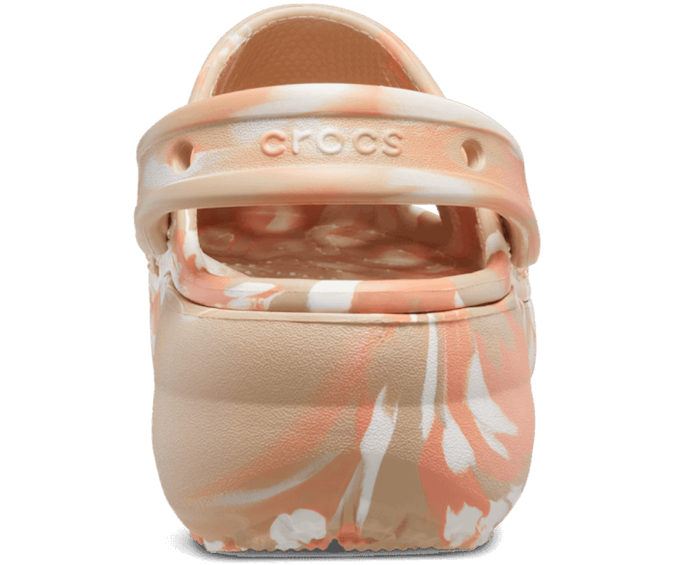 Zoccoli Da Donna Crocs Con Plateau Marmorizzati Classici Chai-multi