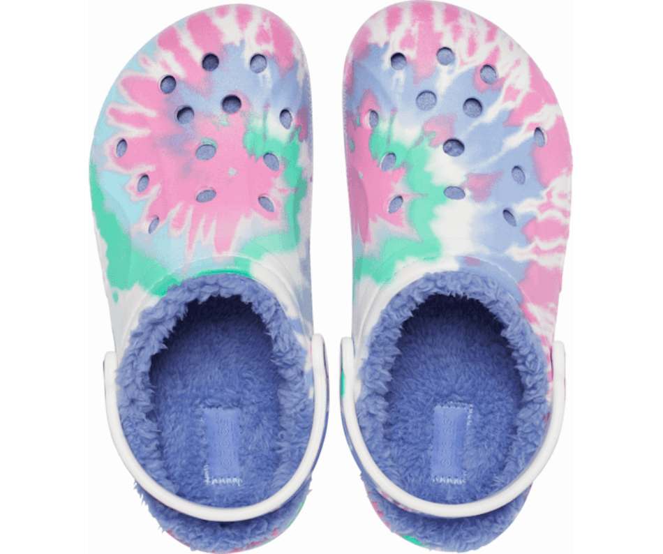 Crocs Baya Foderato Tie-dye Grafica Clog Rosa Lemonade-multi