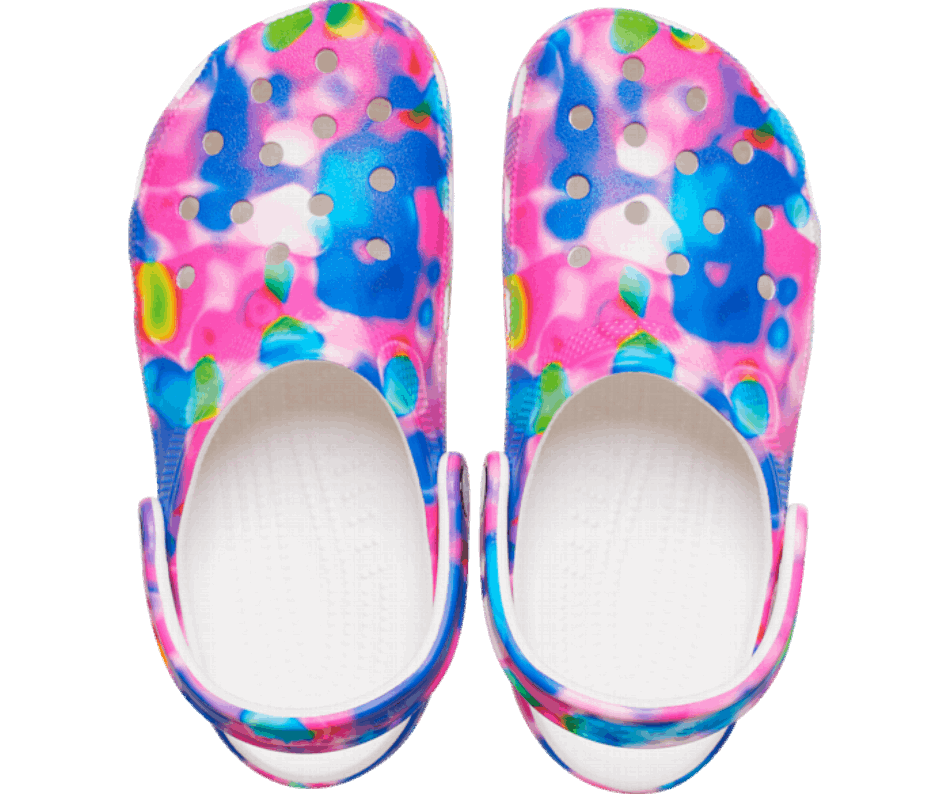 Crocs Classic Solarized Clog Bianco-rosa