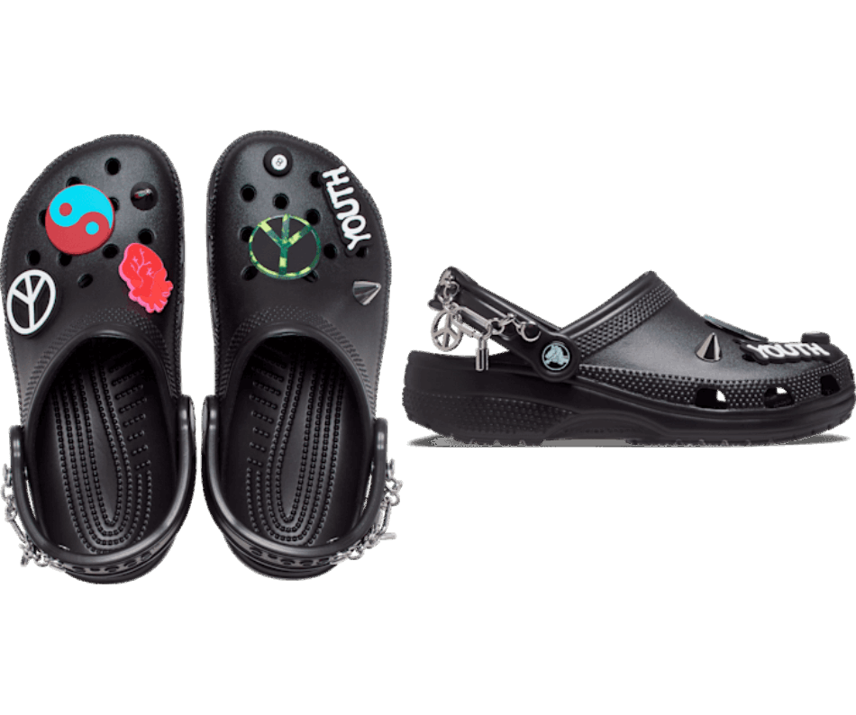 Crocs Classic Sentono Lo Zoccolo Di Positività Nero