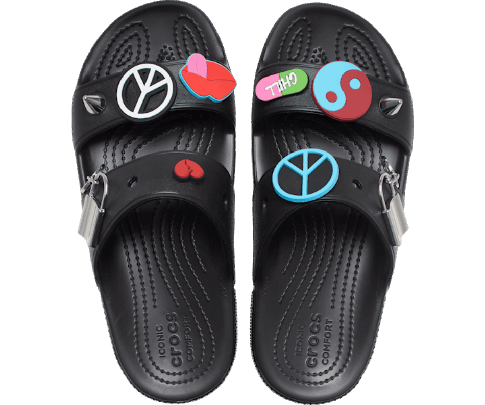 Crocs Classic Feel Il Sandalo Positivity Nero