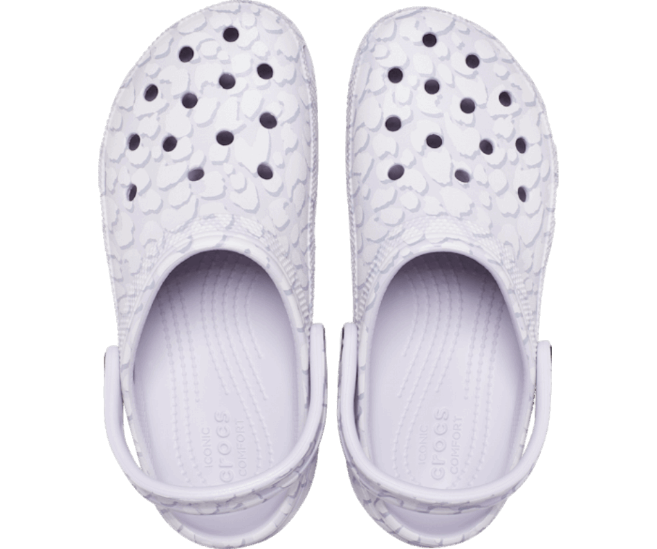 Crocs Classico Da Donna Platform 4 Her Clog Malva Nebbia