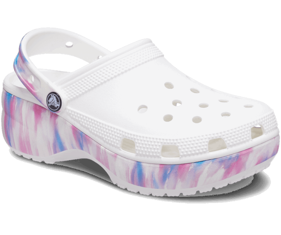 Crocs Classico Platform Dream Clog Da Donna Bianco-multi