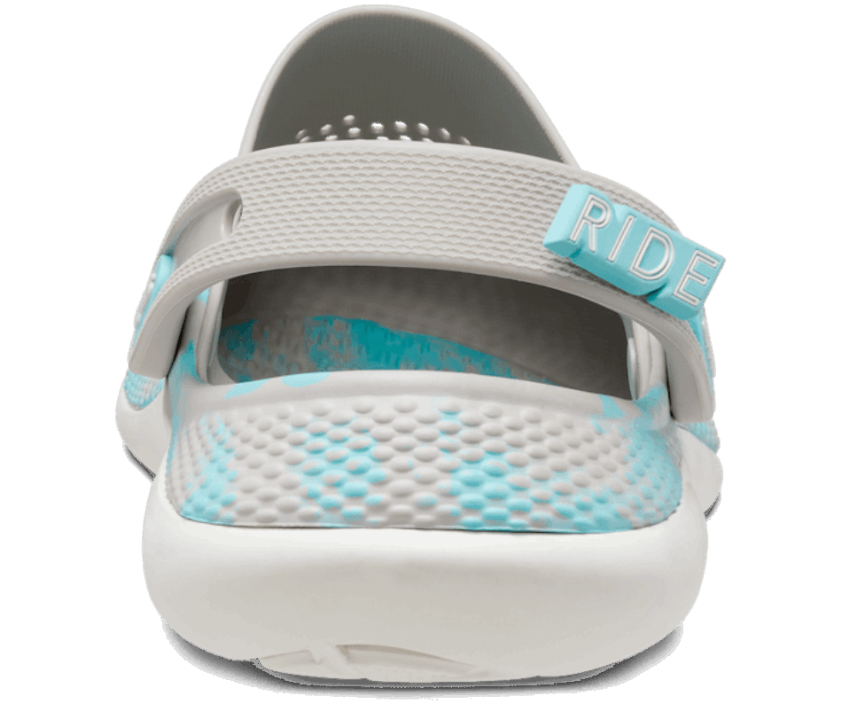 Crocs Litide 360 ​​zoccolo Marmorizzato Bianco Perla-multi