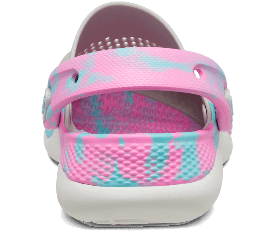 Crocs Kids'literide 360 ​​zoccoli Marmorizzati Bianco Perla-multi