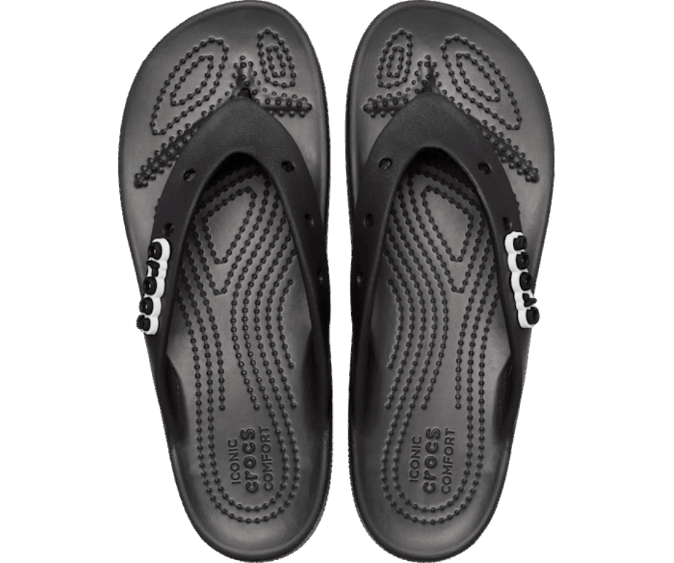 Crocs Classic Platform Flip Nero