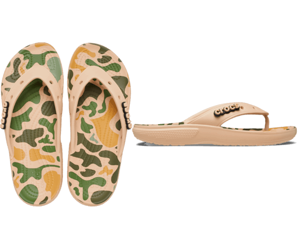 Crocs Classico Stampato Camo Flip Chai-camo