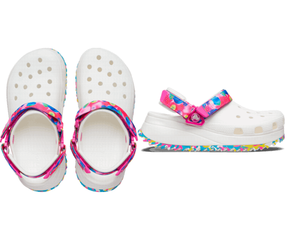 Crocs Classic Escursionista Solarized Zoccolo Bianco-multi