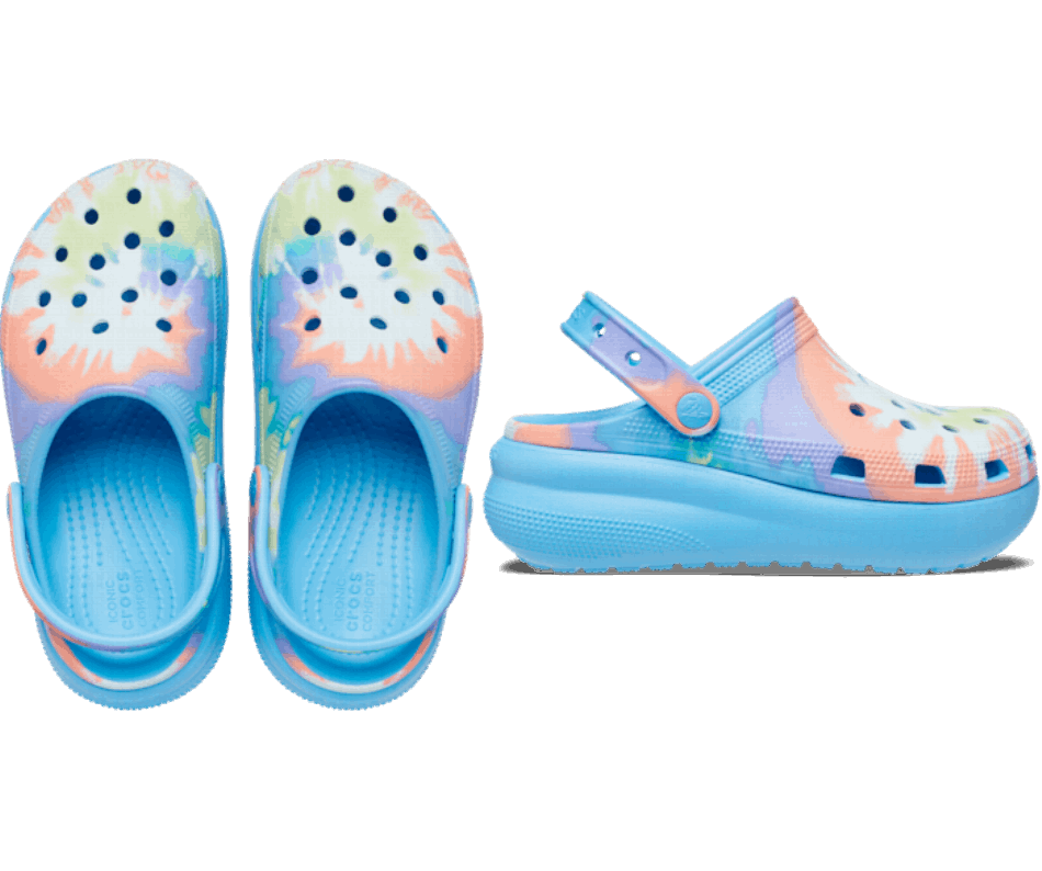 Crocs Kids Classico Tie Dye Cutie Clog Ossigeno-multi